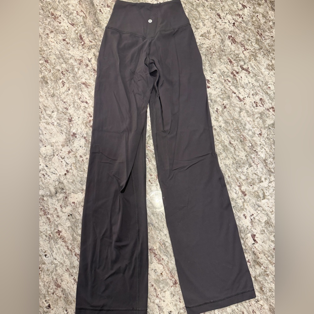 Lululemon Athletica Flare Charcoal Leggings